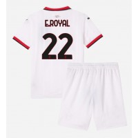 AC Milan Emerson Royal #22 Bortaställ Barn 2024-25 Korta ärmar (+ Korta byxor)